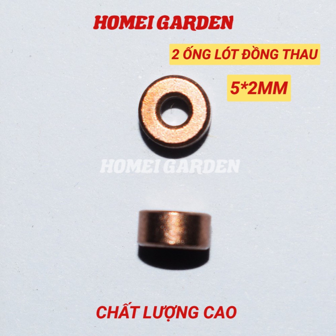 2 ống lót mini bằng đồng thau trục 2mm phụ tùng thay thế cho xe RC thuyền mô hình DIY - HM0088