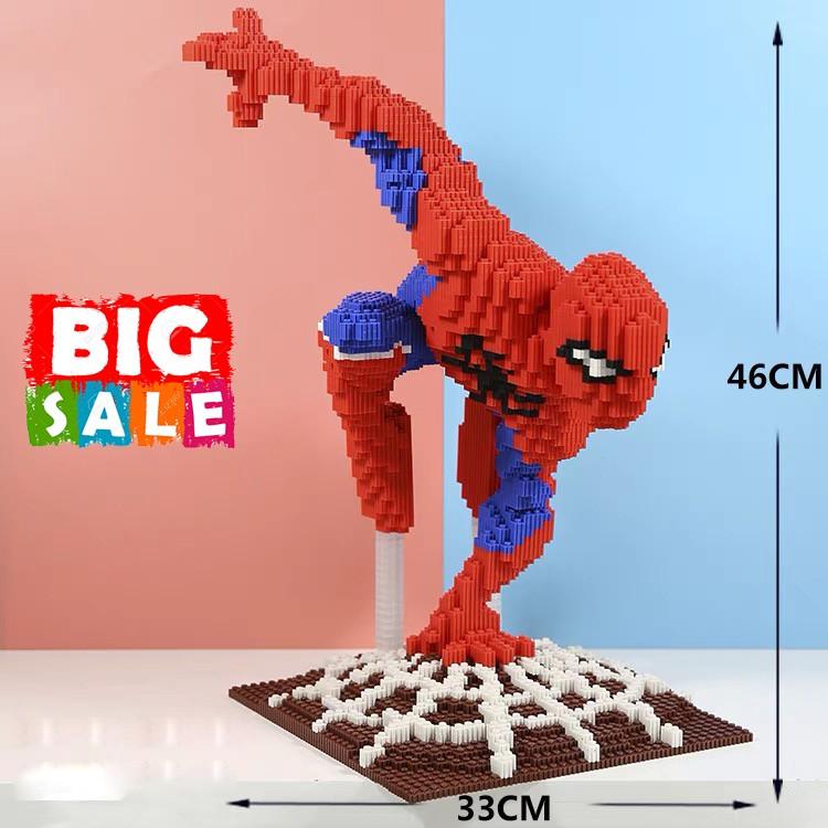 Mô hình diy lắp ghép đồ chơi xếp hình lắp ráp mèo máy siêu to mảnh ghép nano block decor trang trí