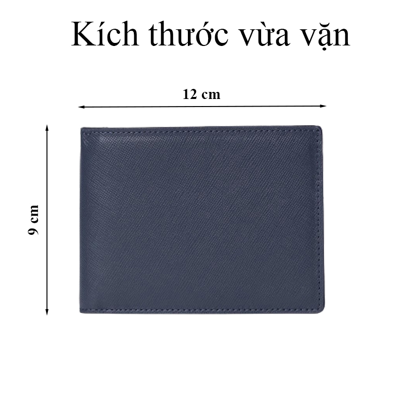 Ví Da Nam Mini Cao Cấp KT01 Bóp Nam Da Bò Dáng Đứng Dáng Ngang Nhỏ Gọn Nhiều Ngăn Đựng Tiền Thẻ Mini