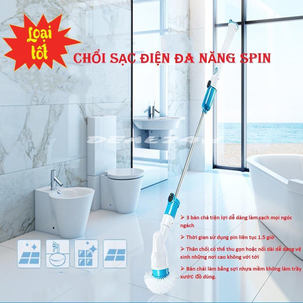 Thiết bị vệ sinh nhà tắm- Máy Chà, tẩy rửa Vết Bẩn vệ sinh nhà tắm Thông Minh 360 Độ,Tiện lợi Đơn giản Dễ Dàng Sử dụng