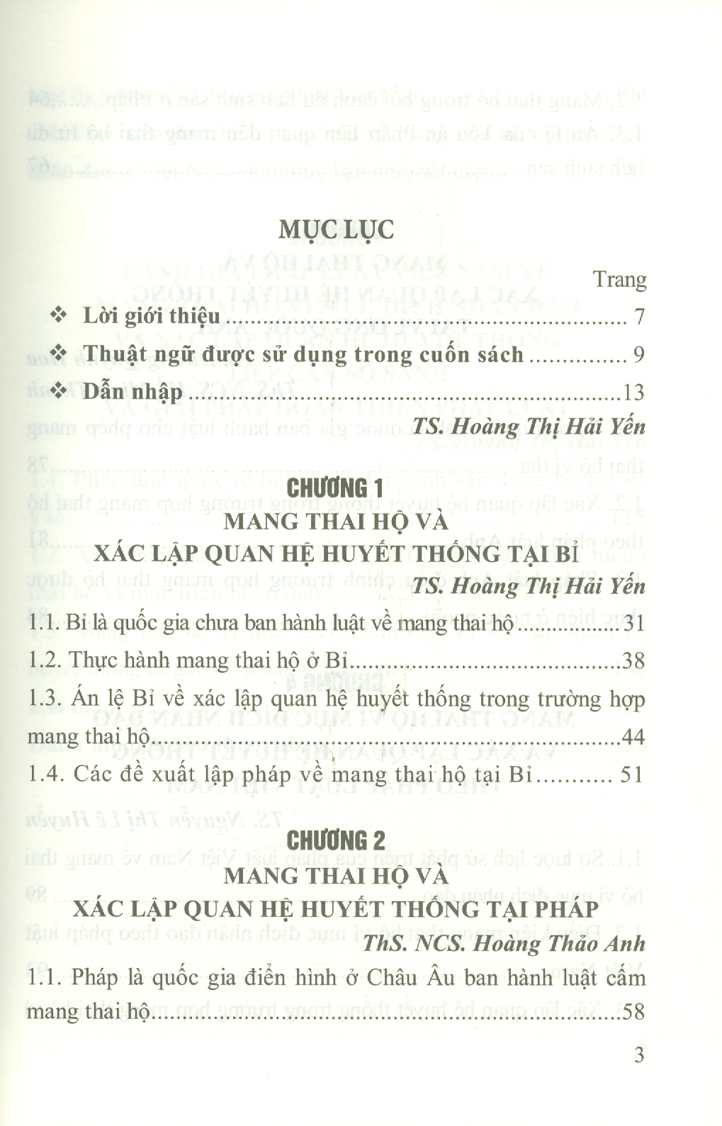 Mang Thai Hộ Và Xác Lập Quan Hệ Huyết Thống So Sánh Pháp Luật Bỉ, Pháp, Anh Và Việt Nam