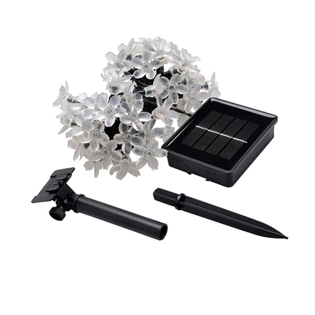 Outdoor Solar Powered 7m 50 LED String Lights Waterproof Lamp