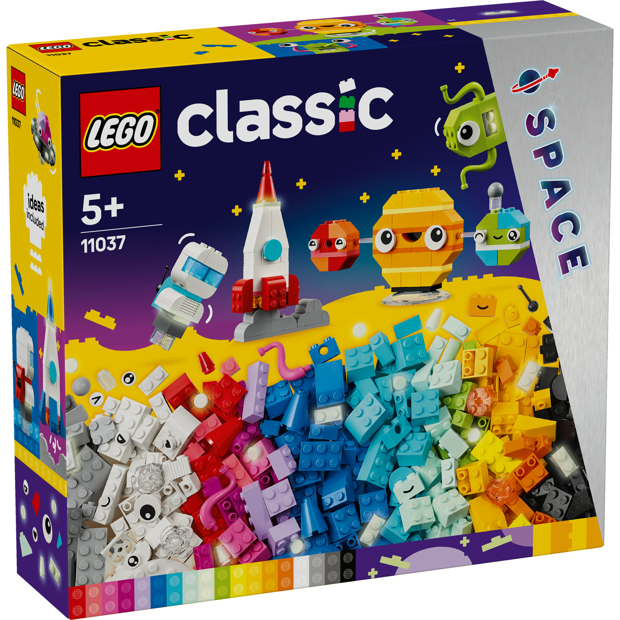 LEGO CLASSIC 11037 Đồ chơi lắp ráp Bộ gạch sáng tạo chủ đề không gian (450 chi tiết)