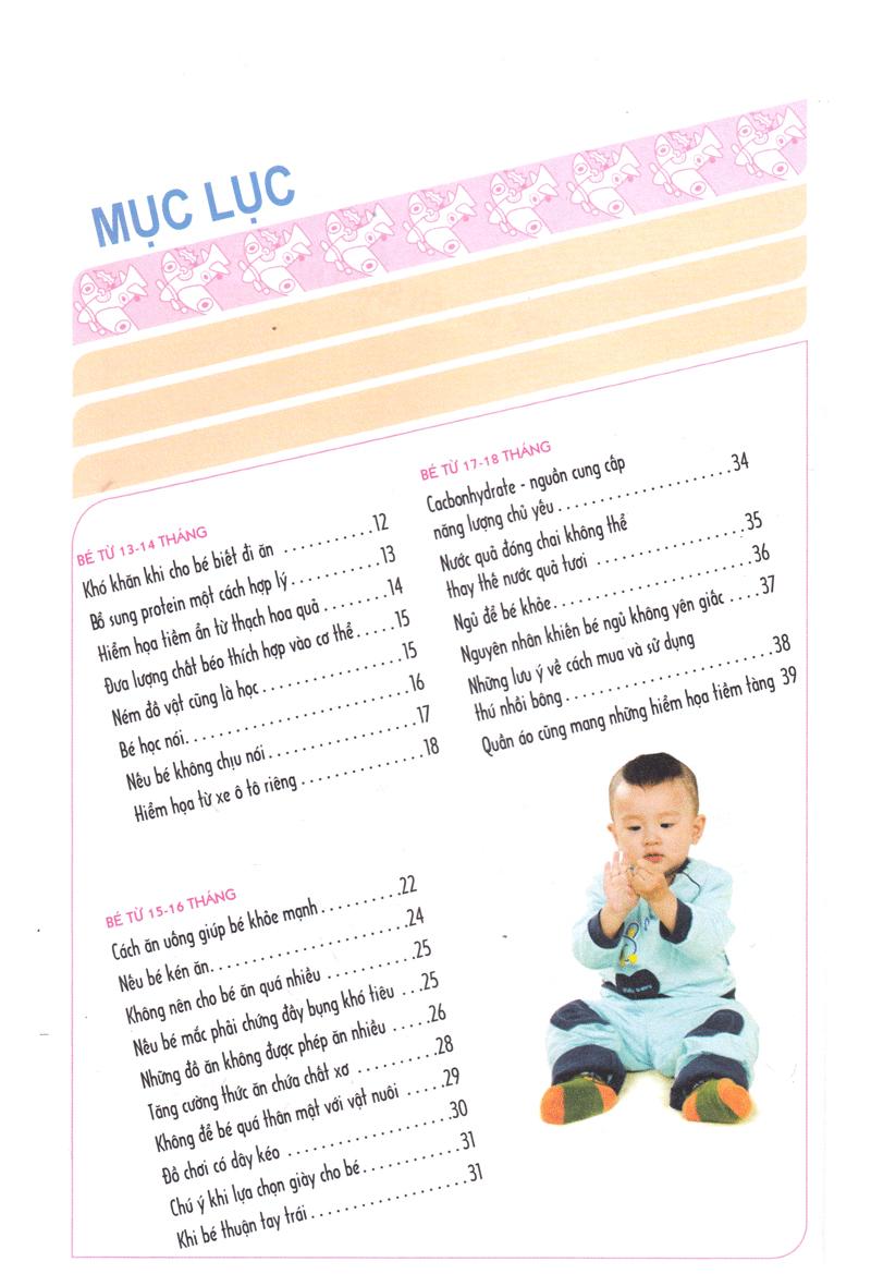 Nuôi Con Khỏe Mạnh Từ 1-3 Tuổi