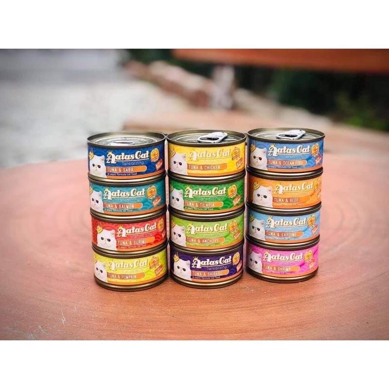 Pate Lon Cao Cấp Aatas Cat Tantalizing Tuna 80G - Hàng Nhập Khẩu