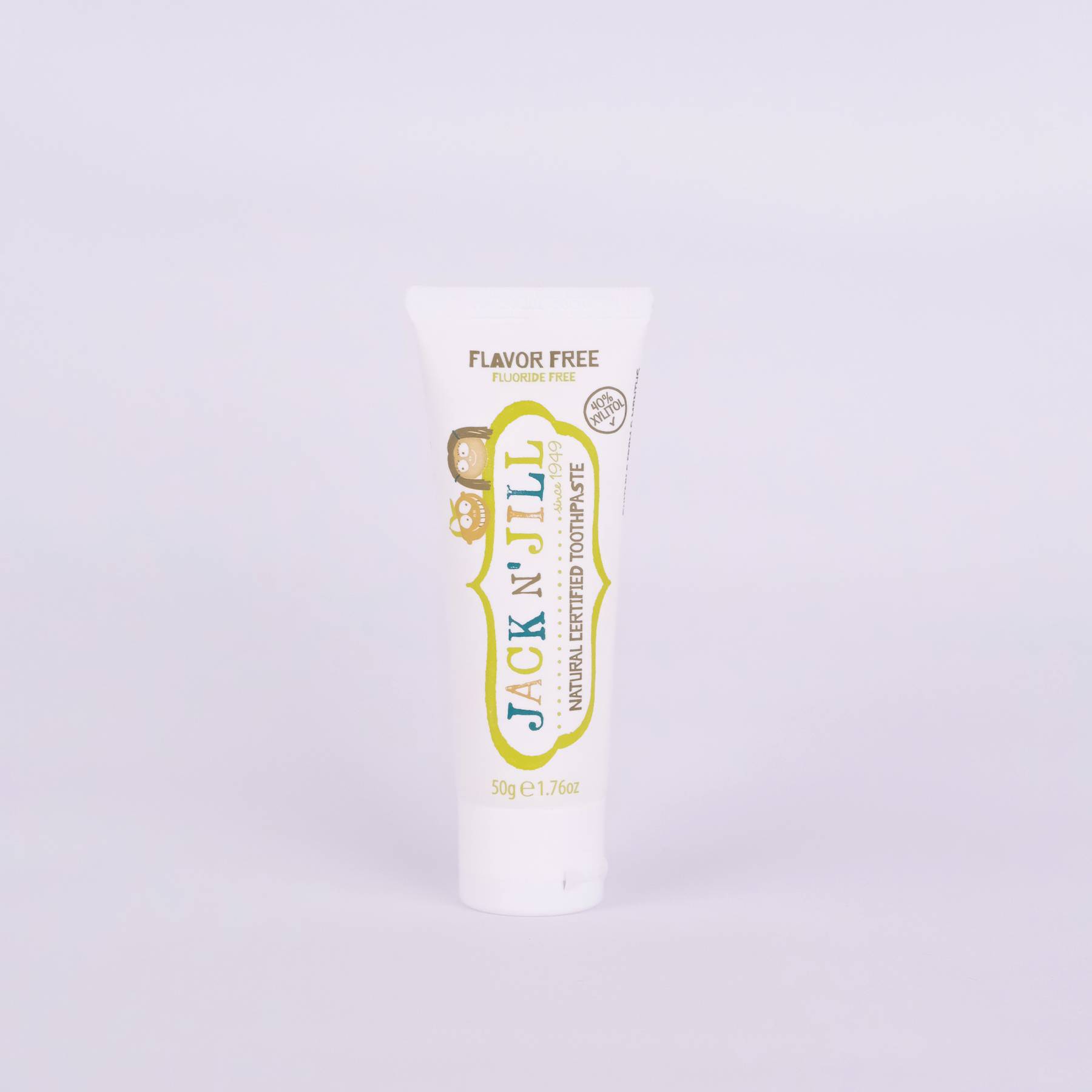 Kem đánh răng hữu cơ cho bé Jack N' Jill 50G - Không vị (Từ 6 tháng)