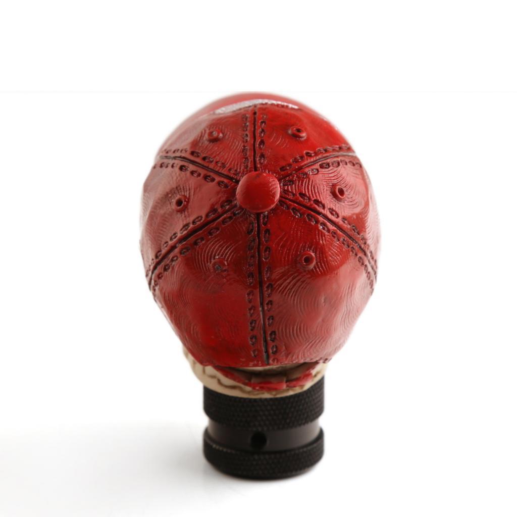 2 Pcs Universal Car Manual Gear Stick Shift Lever Skull Head Shifter Knob