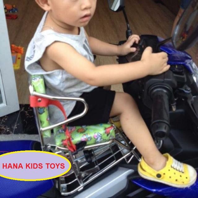 Ghế ngồi xe máy Xe Số, Yên Nệm, Không Tựa,Có tựa,Có Vòng,Có Gác Chân,An Toàn Cho Bé