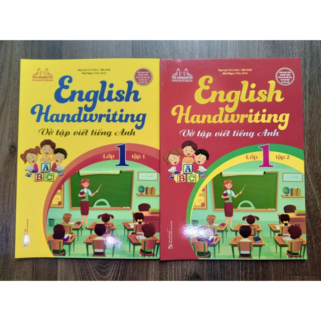 Sách - English Handwriting - Vở tập viết tiếng anh lớp 1 tập 1