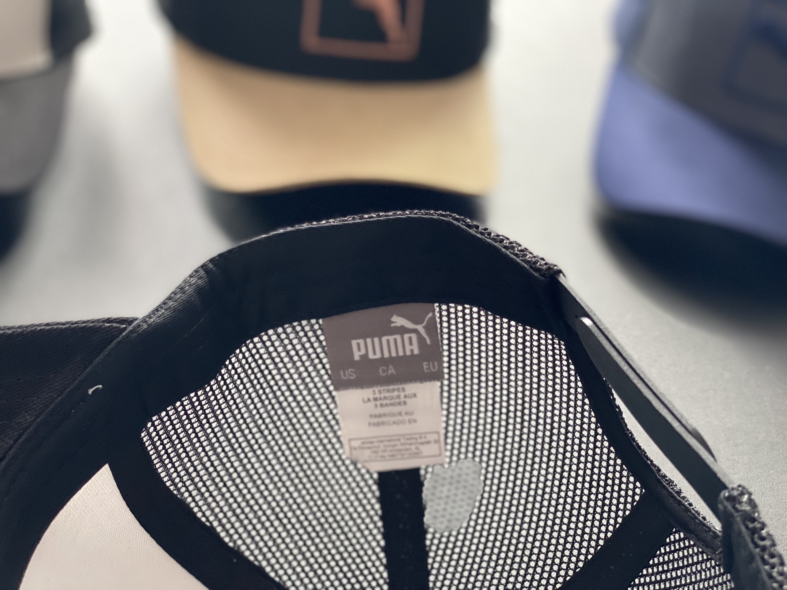 Nón kết, mũ lưỡi trai Pu.ma báo đen vải kaki phối lưới form chuẩn thời trang cao cấp