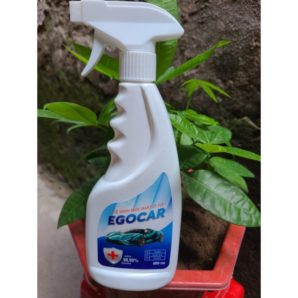 02 BÌNH DUNG DỊCH VỆ SINH NỘI THẤT Ô TÔ EGOCAR 500ML