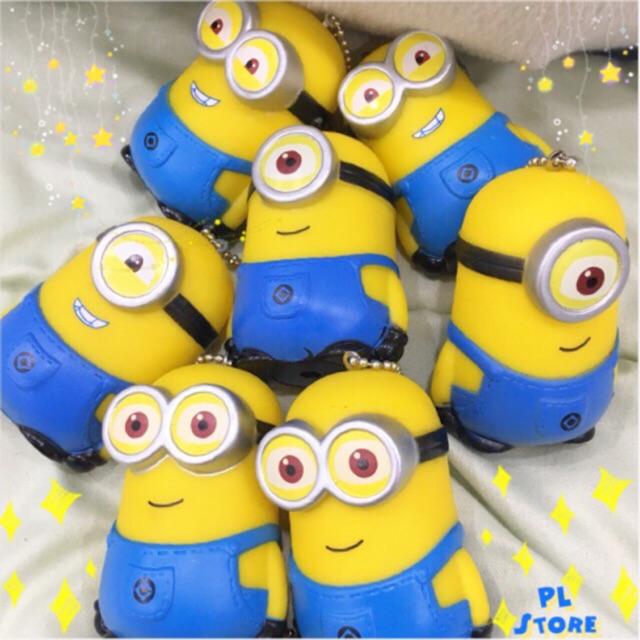 Móc khoá Minion - Minion áo trắng đen