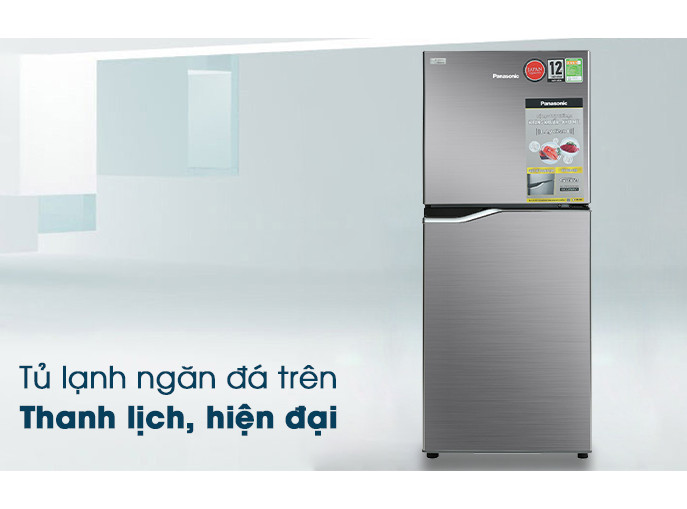 Hình ảnh Tủ lạnh Panasonic Inverter 170 lít NR-BA190PPVN  - Kháng khuẩn tinh thể bạc Ag+ - Hàng chính hãng