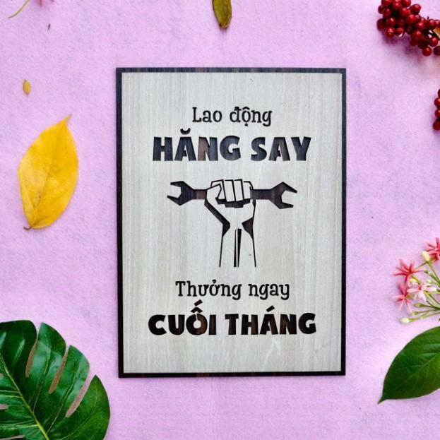 Tranh động lực CARINA T025 Lao động hăng say thưởng ngay cuối tháng