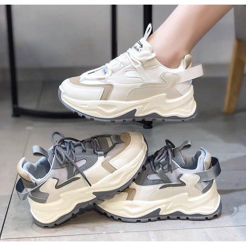 Giày Nữ Thể Thao Đế Gồ Tia Sét 66