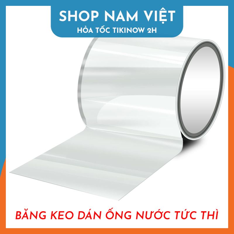 Băng Keo Cao Su PVC Vá Ống Nước, Vá Thau Chậu, Đệm Hơi Tức Thì