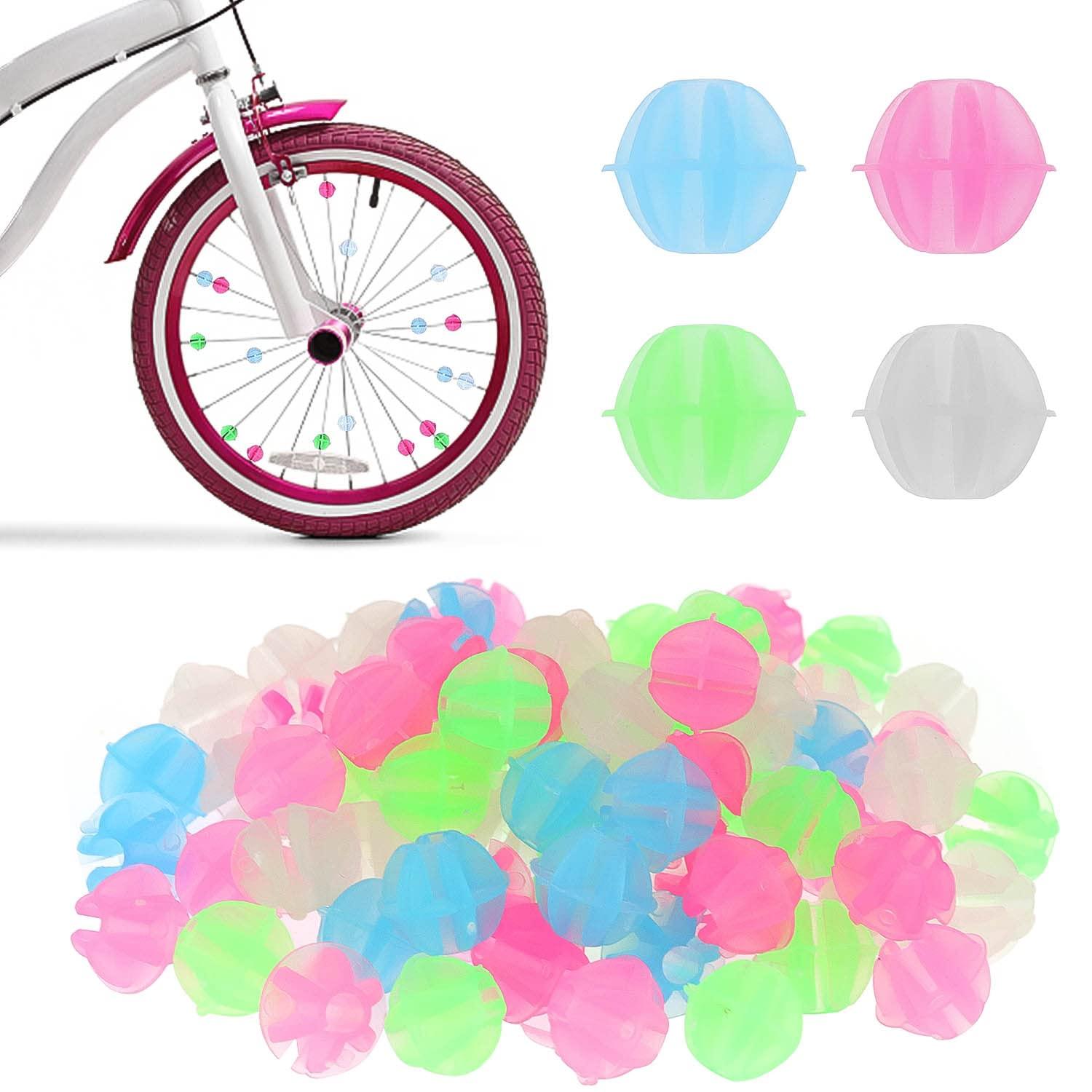 300 mảnh xe đạp nói clicker, phụ kiện xe đạp trẻ em clip cho trẻ em nan hoa