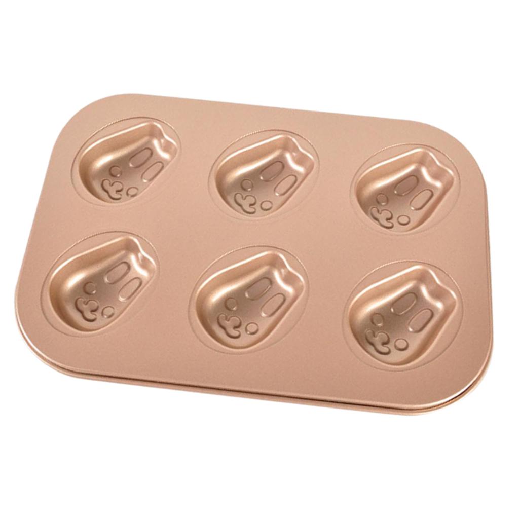 Mold Cake Pan Cupcake Cake Muffin Bakeware for Oven Baking 9 Holes-Rabbits