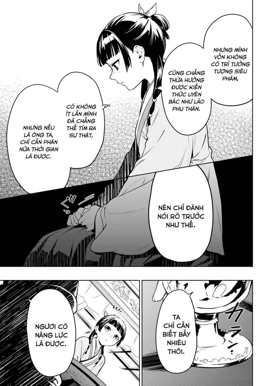 Dược Sư Tự Sự - Nhật ký giải mã bí ẩn chốn Hậu cung của Maomao chapter 55.5 17
