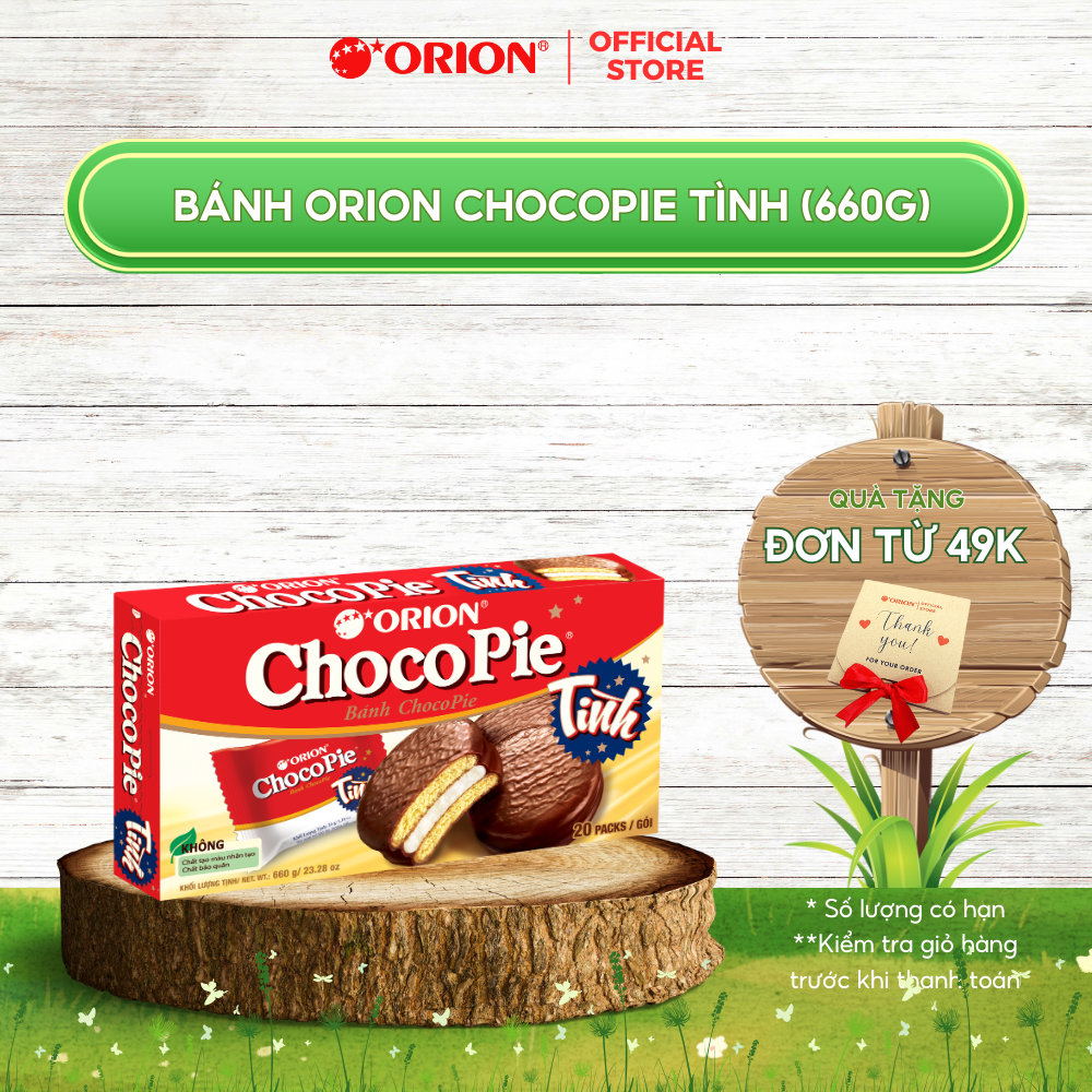 Hộp 6 gói bánh Orion CHOCOPIE TÌNH vị truyền thống
