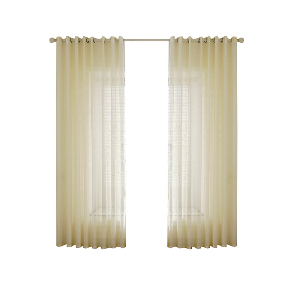 Rèm cửa sổ voan Sheer Voile có vành trên cho nhà bếp, phòng ngủ và phòng khách