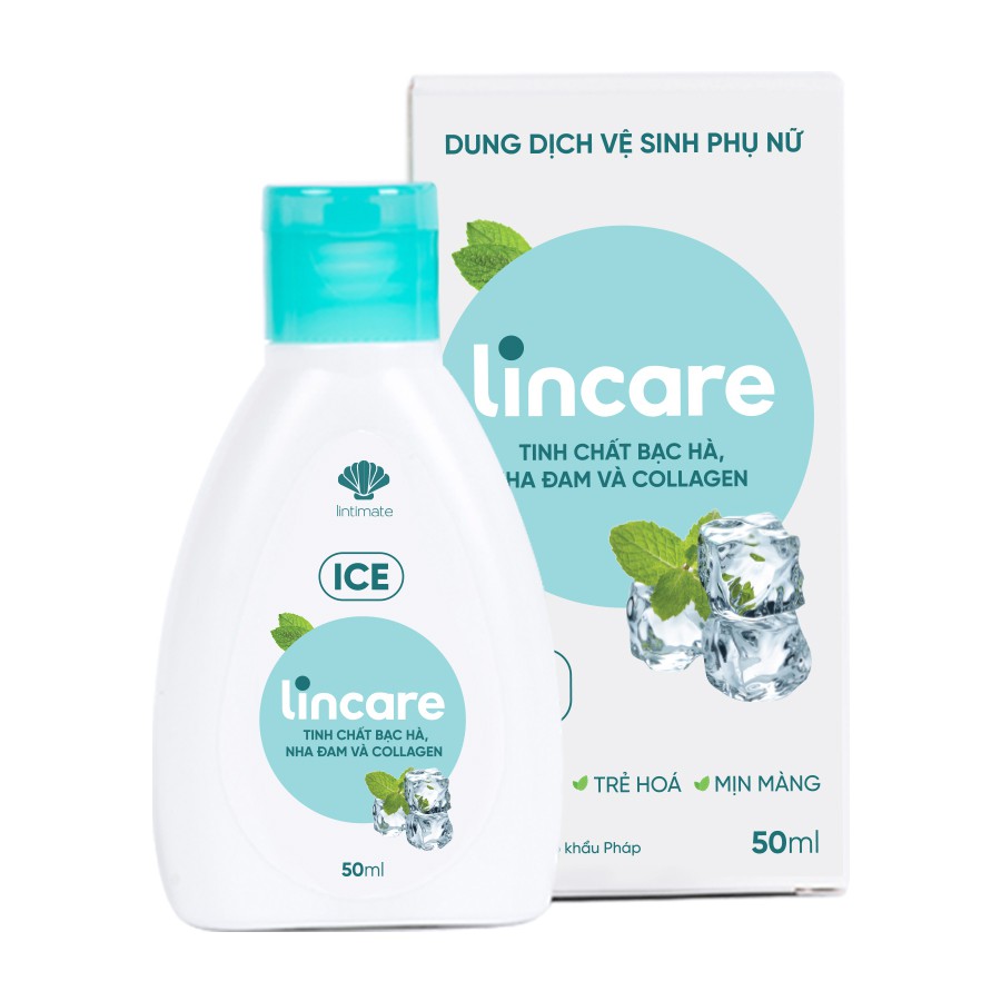 Bộ sản phẩm Cốc Nguyệt San Lincup Plus + tặng kèm dung dịch vệ sinh phụ nữ Lincare Ice