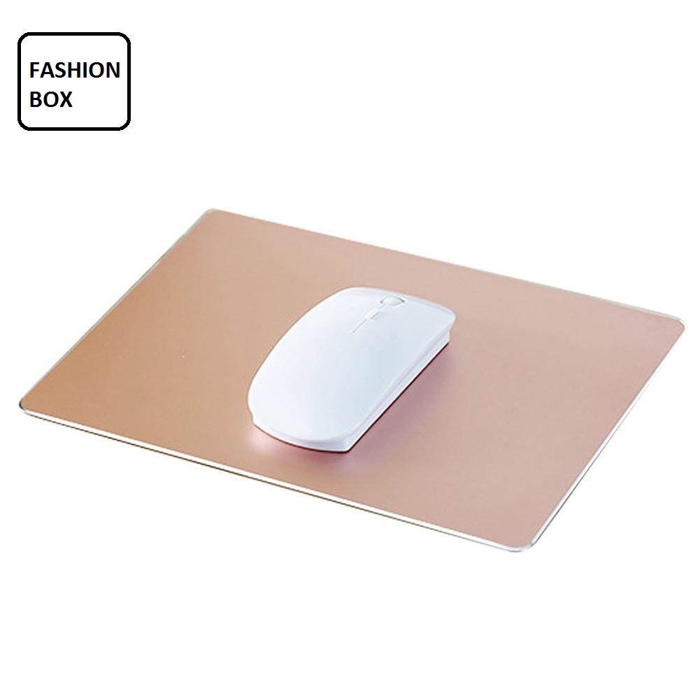 Lót Chuột Hợp Kim Nhôm Nguyên Khối Cao Cấp Mouse Pad Aluminium Phụ Kiện Bàn Làm Việc Sang Trọng