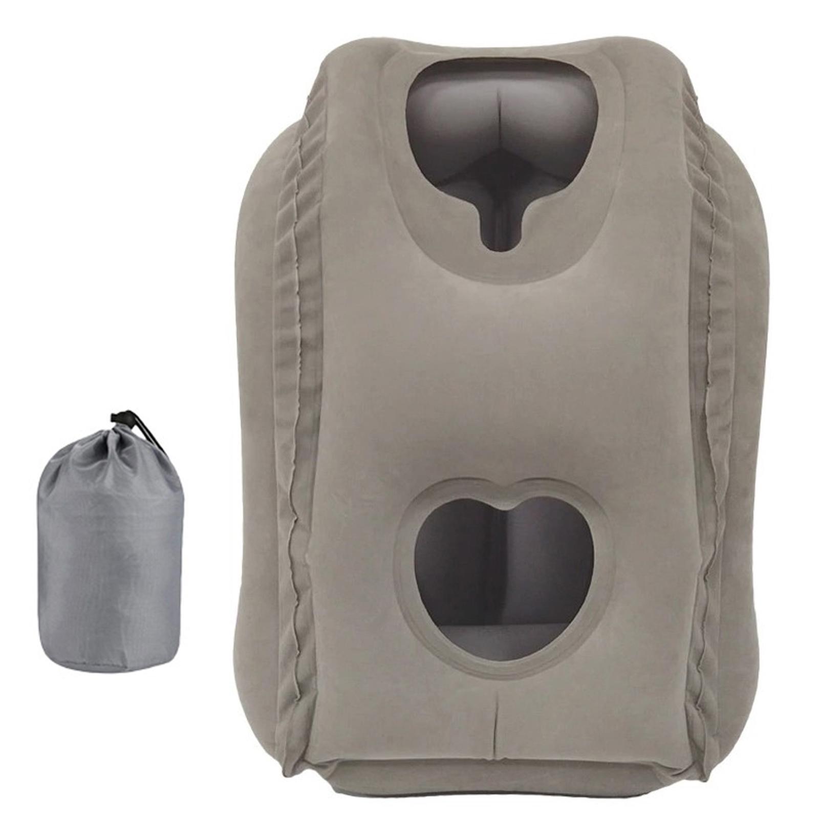 4x Travel Pillow Breathable Inflatable Neck Pillow for Office