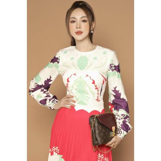 ĐẦM LỤA HOẠ TIẾT