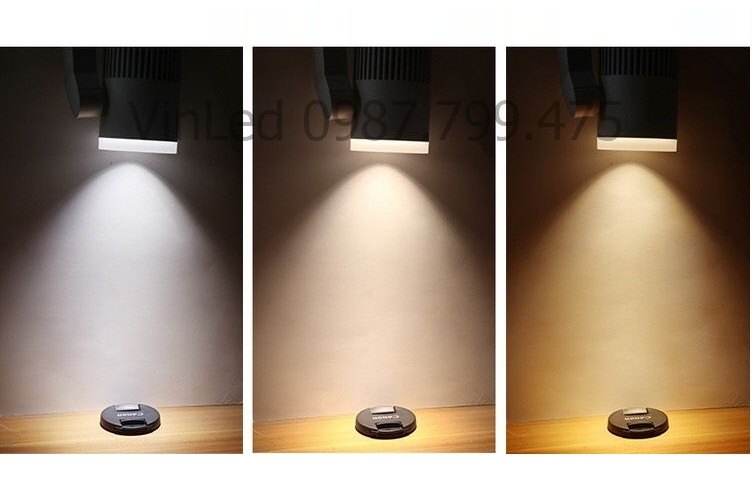 Combo bộ sản phẩm 3 đèn rọi ray 20W + 1 thanh ray 1.5 mét.