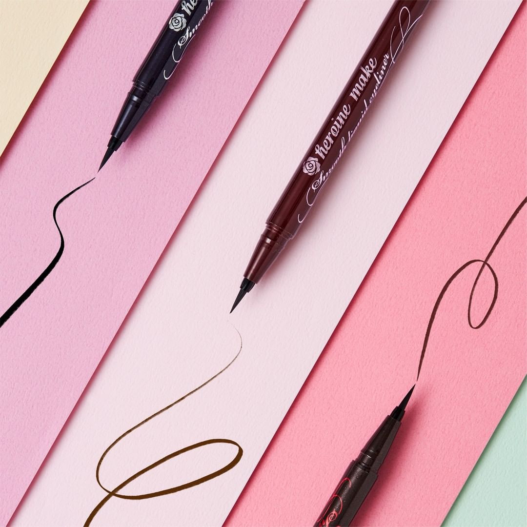 Bút Kẻ Mắt Nước Siêu Chống Trôi Kissme Heroine Make Smooth Liquid Eyeliner Nét Kẻ Mãnh (Màu Nâu Đen)