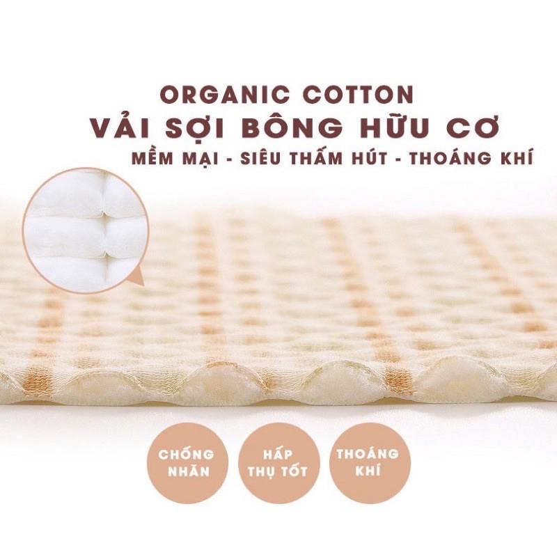 Combo 2 Tấm Lót Chống Thấm Organic AOBERT Chính Hãng ( Size 50x70)