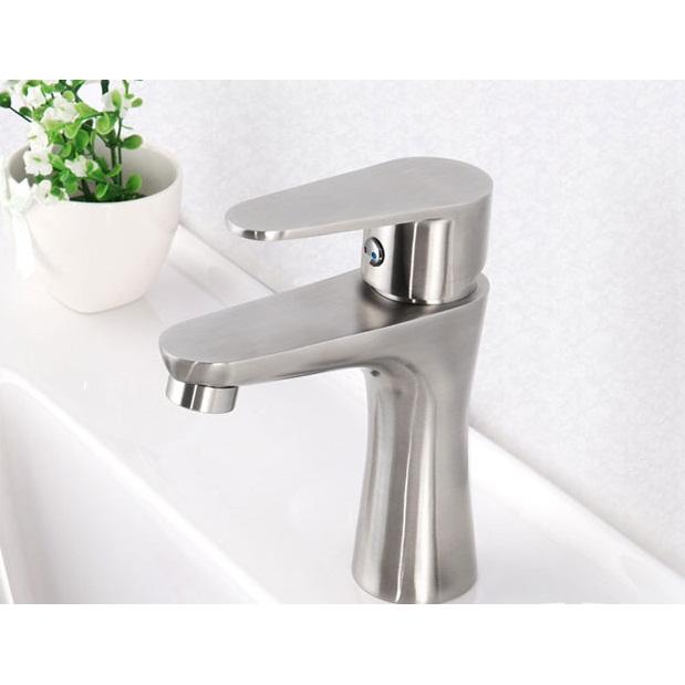 Vòi chậu rửa (lavabo) nóng lạnh Inox 304 Yamato LNI02G