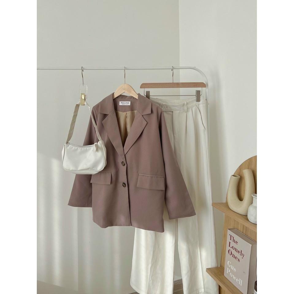 Áo Blazer Nữ 2 Lớp Túi Nắp, Áo Vest 2 Lớp - Sarang Clothing