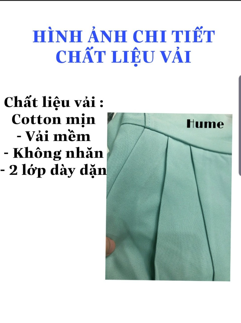 Set Áo Sát Nách Phối Dây Kèm Quần Màu Xanh Sang Trọng Hume - Set thiết kế - Set đi chơi