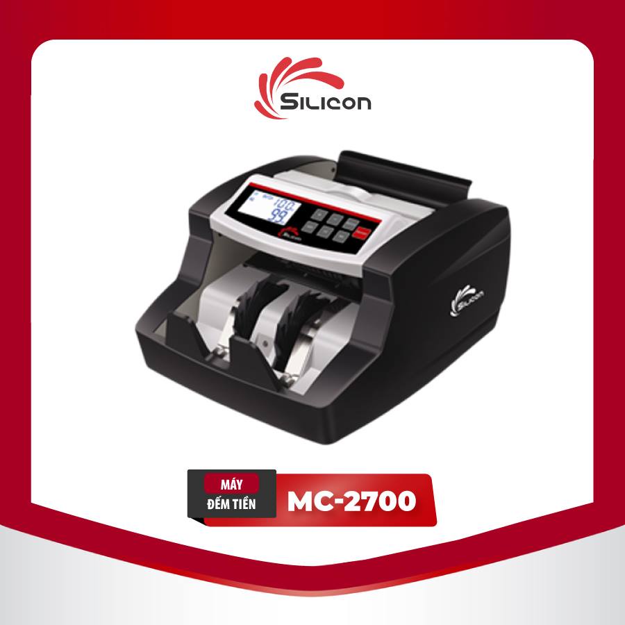 Máy Đếm Tiền Thế Hệ Mới Silicon MC-2700 - Hàng Chính Hãng