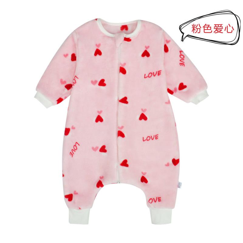 Túi Ngủ Cho Bé Tập Đi Thu Đông Dày Dép Nỉ Sleepsack Chia Chân Cho Trẻ Sơ Sinh Tổ Trẻ Em Mùa Xuân Giường Ngủ