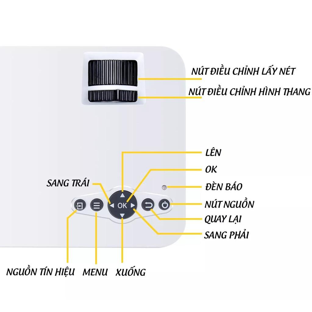 Máy chiếu mini xem phim tại nhà, hình ảnh sắc nét full HD-Hàng cao cấp