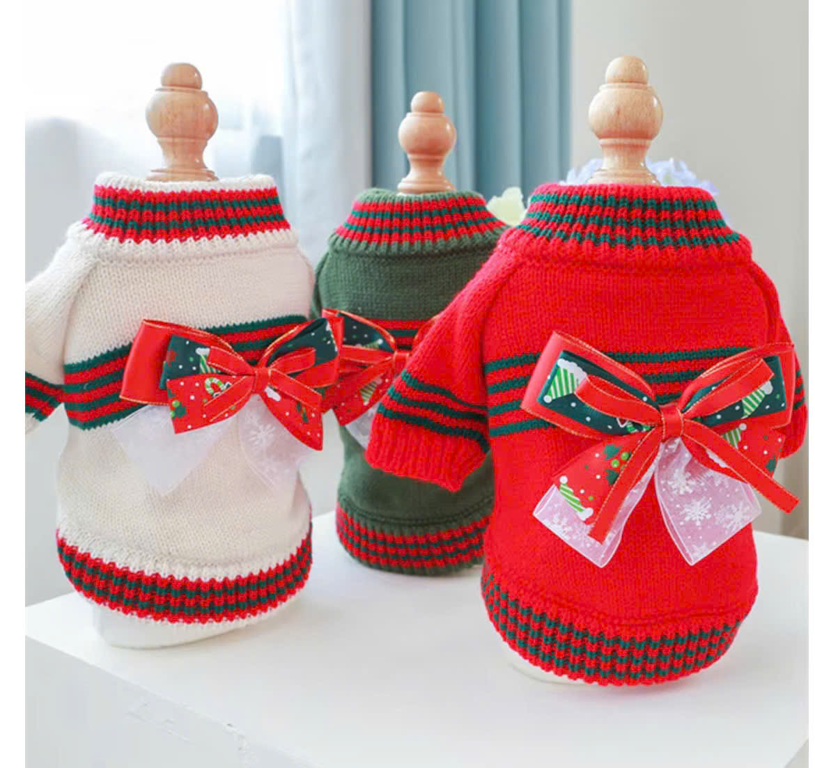 ÁO THUN NOEL SANG TRỌNG 04 TỪ 0.2-8KG DÀNH CHO THÚ CƯNG CHÓ MÈO