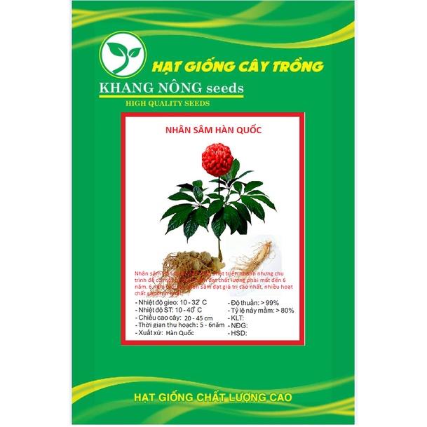Hạt giống nhân sâm Hàn Quốc KNS3453 - Gói 5 hạt