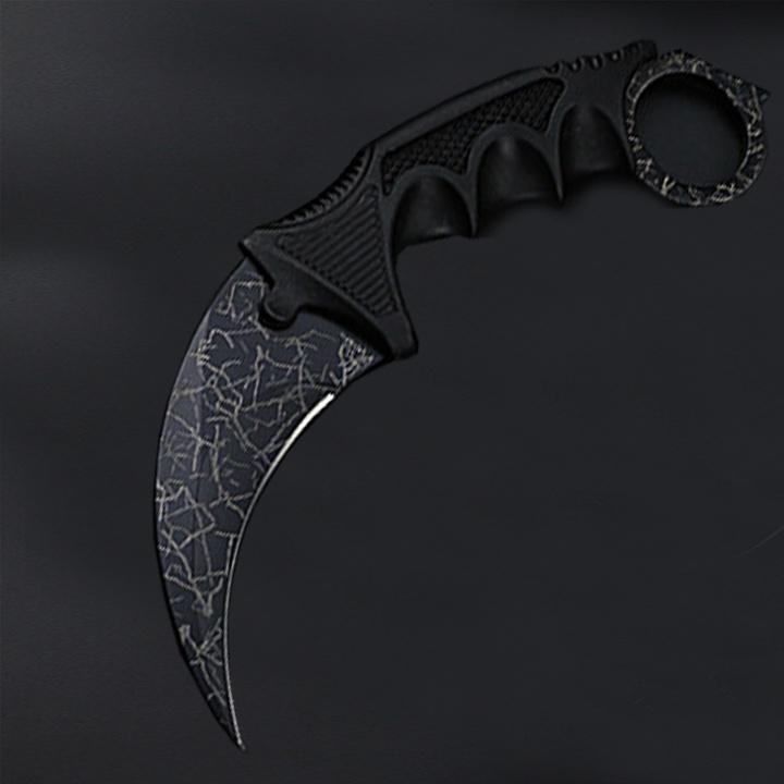 Dao Phượt Gấp karambit X52 Báng Gỗ