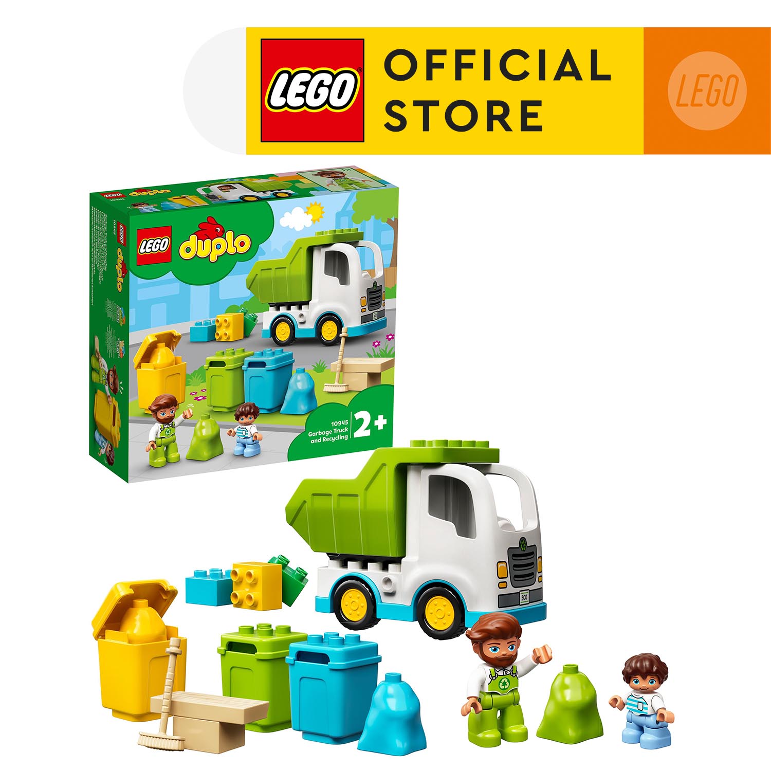 LEGO DUPLO 10945 Xe tải đổ rác (19 chi tiết)