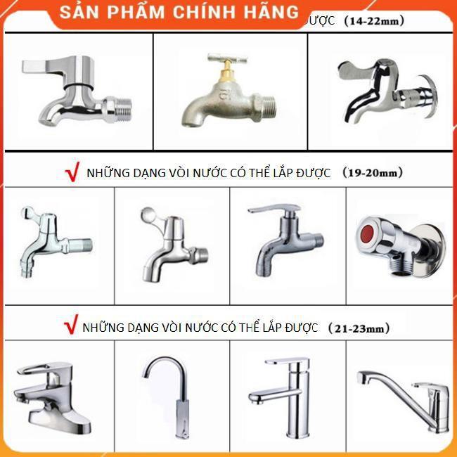 Máy bơm️Evoucher️ Bộ dây vòi xịt nước rửa xe, tưới cây , tăng áp 3 lần, loại 15m 206319 cút sập,nối vàng + đai