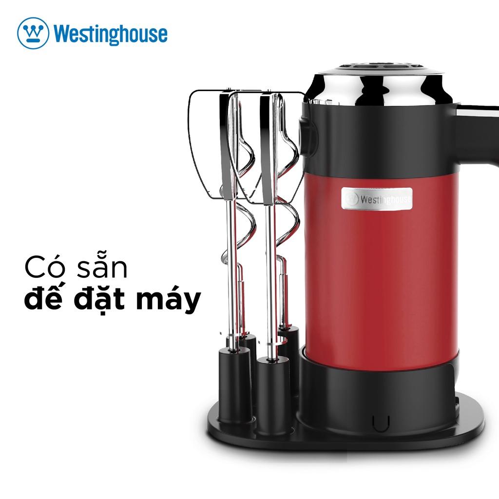 Máy Đánh Trứng, Trộn Bột Cầm Tay Westinghouse, Máy Tạo Bọt Cafe, Công Suất 350W, 6 Tốc Độ, Màn Hình Led, Nhập Mỹ