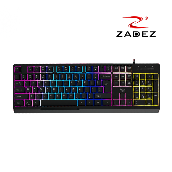 Bàn Phím Gaming ZADEZ G850K Dây USB Dài 1.7M, Đèn LED RGB - Hàng Chính Hãng