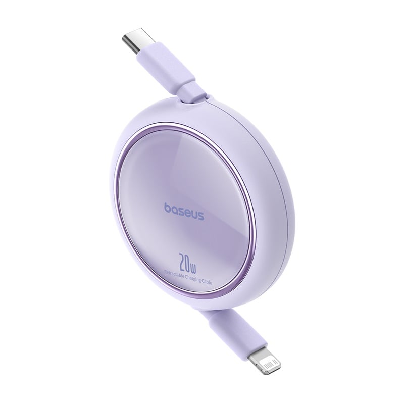 Cáp Sạc Nhanh C to IP Rút Gọn Baseus Free2Pull Mini 20W (480Mbps) - Hàng chính hãng