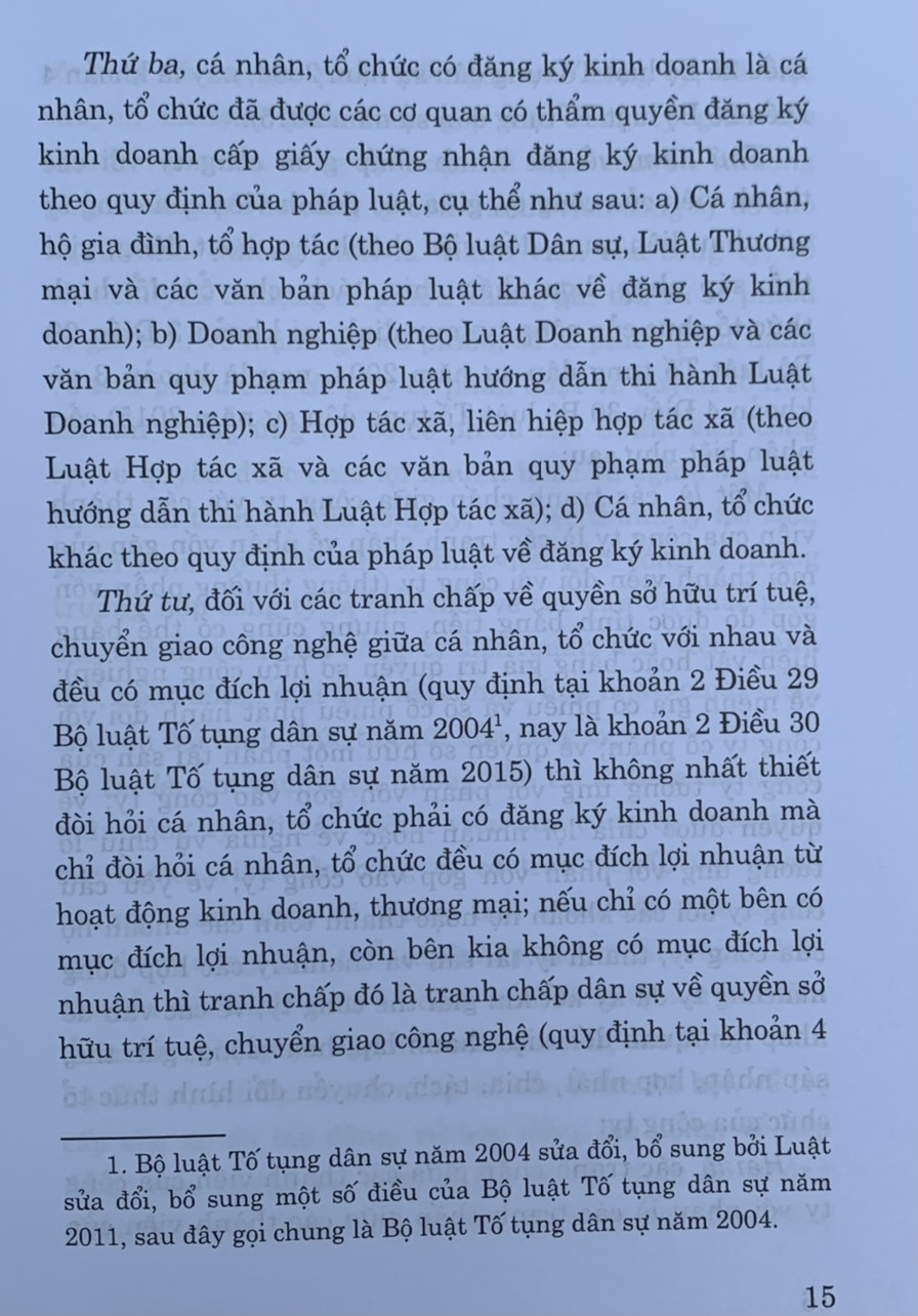 Giải quyết tranh chấp kinh doanh, thương mại- phát hiện vi phạm và kinh nghiệm phòng ngừa