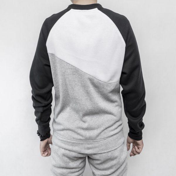 SWEATSHIRT SWOOH FRENCH TERRY CREW - XÁM