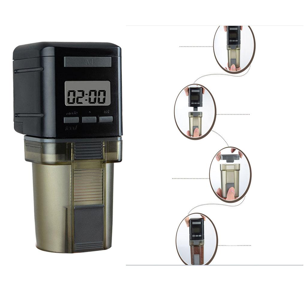 Digital LCD Automatic Fish Food Feeder Pond Aquarium Tank Auto Feeding Timer, Aquatic Nursery