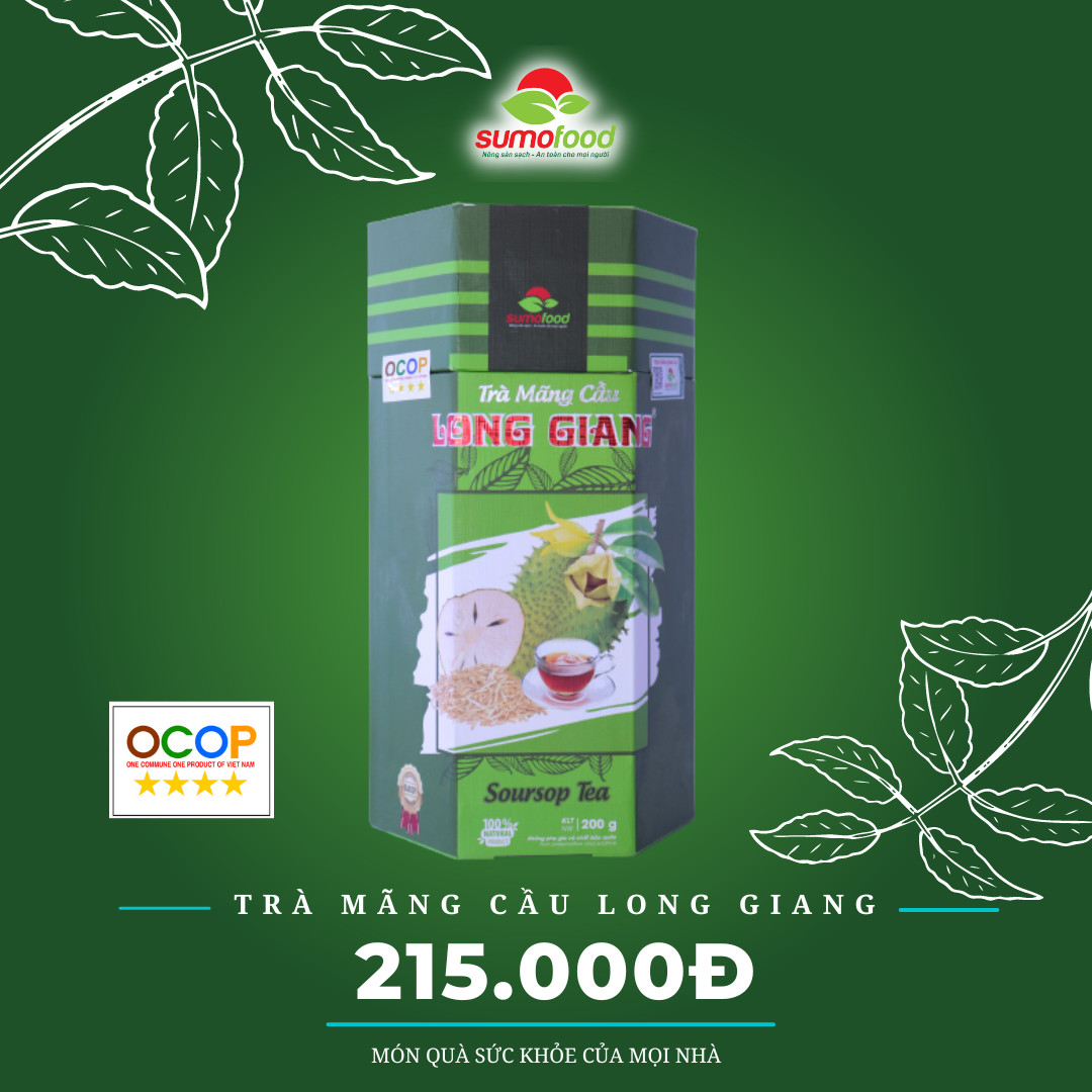 Trà mãng cầu Long Giang hộp 200g